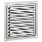 Preview: Kiemenblech, Lueftungsgitter Aluminium Natur 300 x 150 mm incl. Insektenschutz